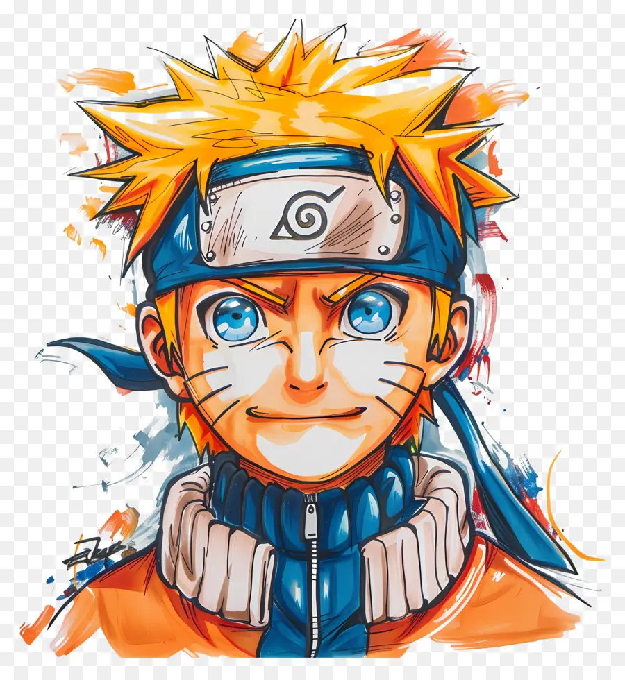 Naruto Uzumaki，Personnage D'anime PNG