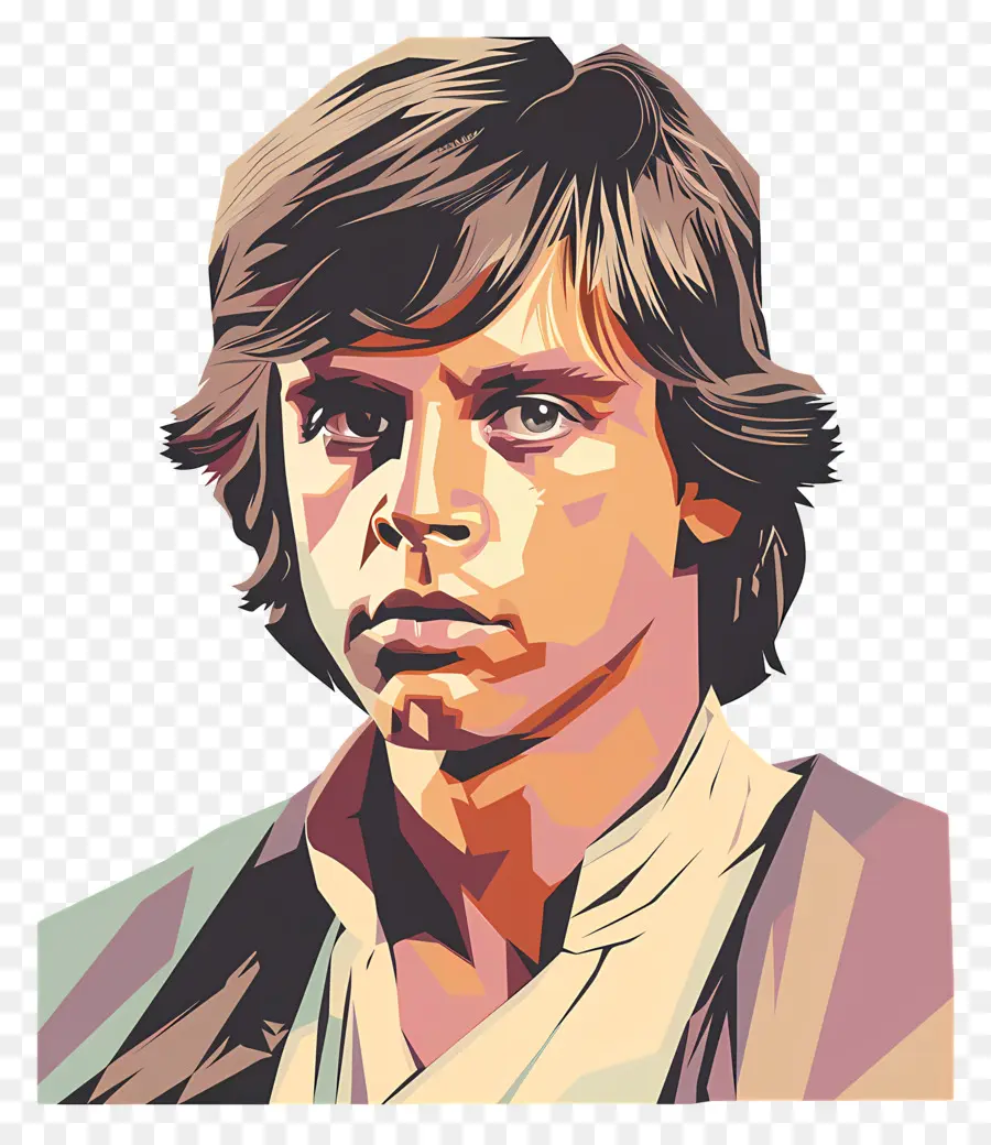 Luc Skywalker，Portrait De Personnage PNG