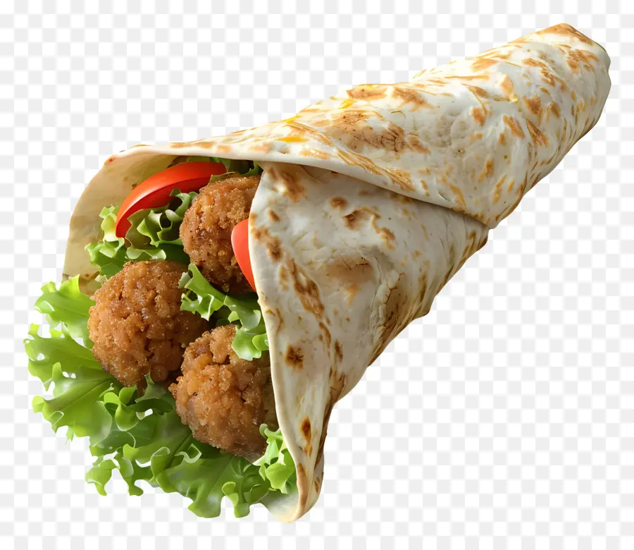 Roulé Aux Falafels，Envelopper PNG