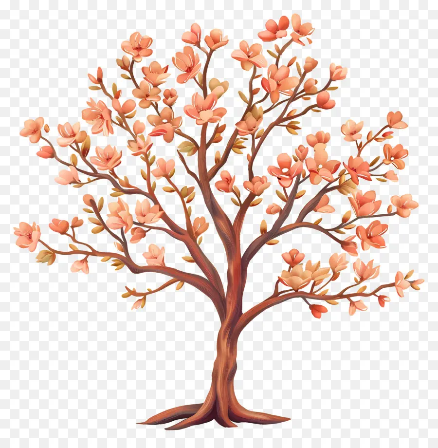 Arbre En Fleurs，Fleurs PNG