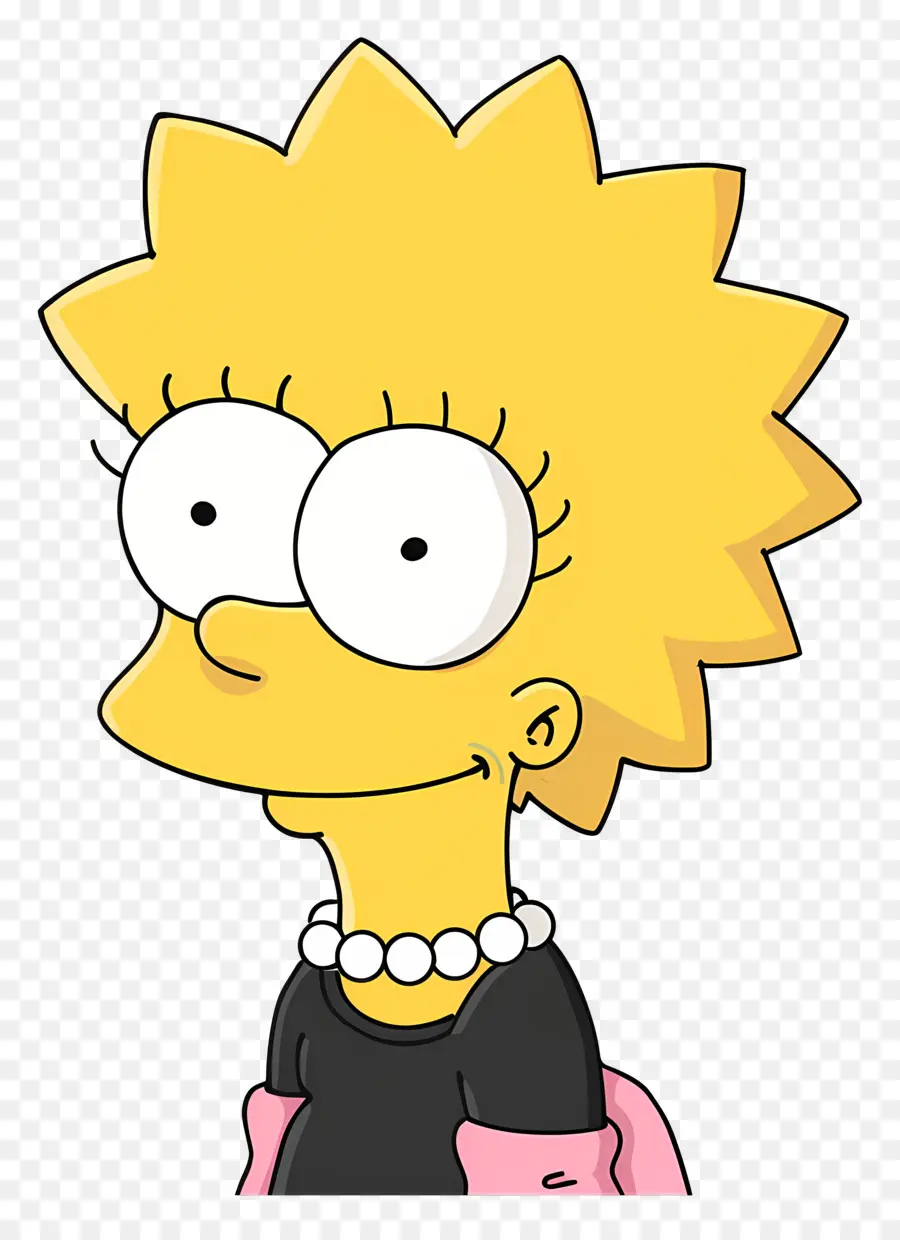 Lisa Simpson，Fille De Dessin Animé PNG