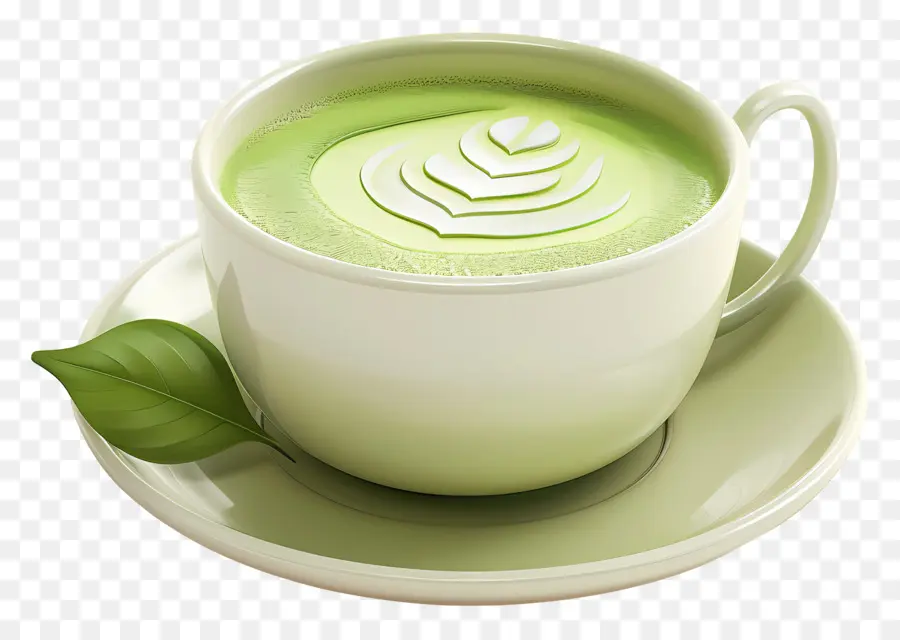 Thé Matcha，Thé Vert PNG