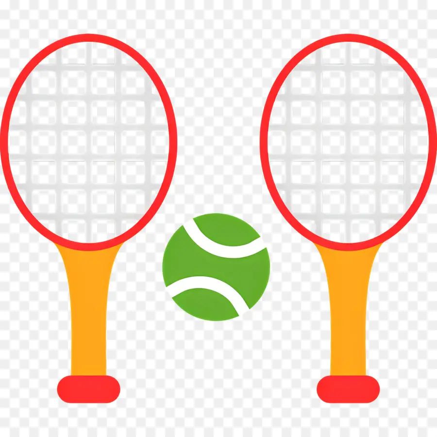 Raquette De Tennis，Raquettes Et Balles De Tennis PNG