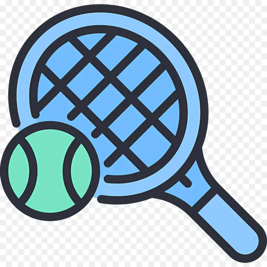 Raquette De Tennis，Balle De Tennis PNG