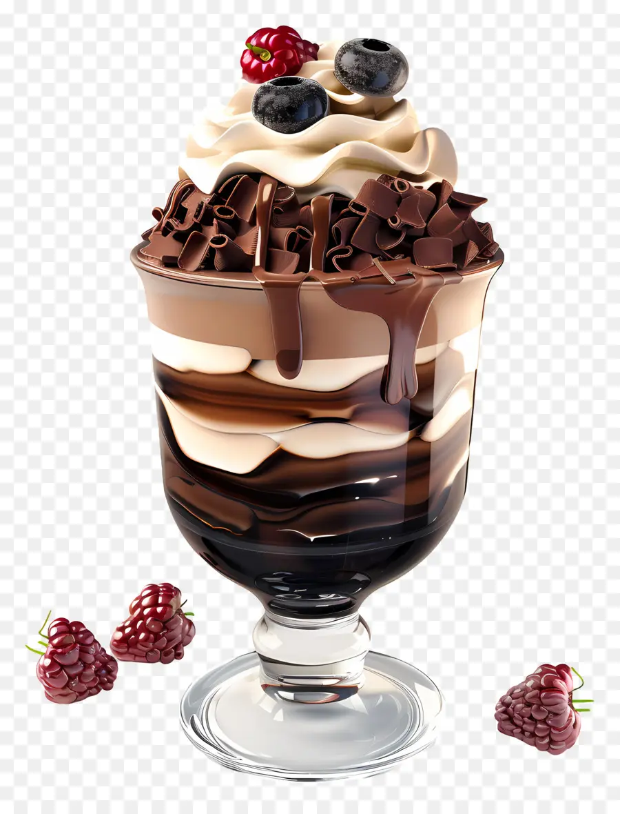 Parfait Au Chocolat，Parfait PNG