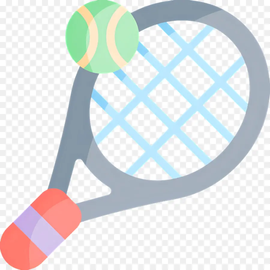 Raquette De Tennis，Raquette Et Balle De Tennis PNG