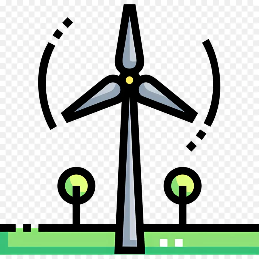 Centrales éoliennes，Éolienne PNG