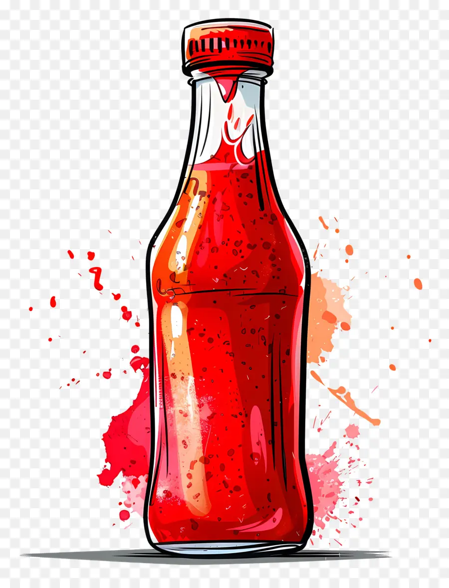 Sauce Chili，Bouteille De Ketchup PNG