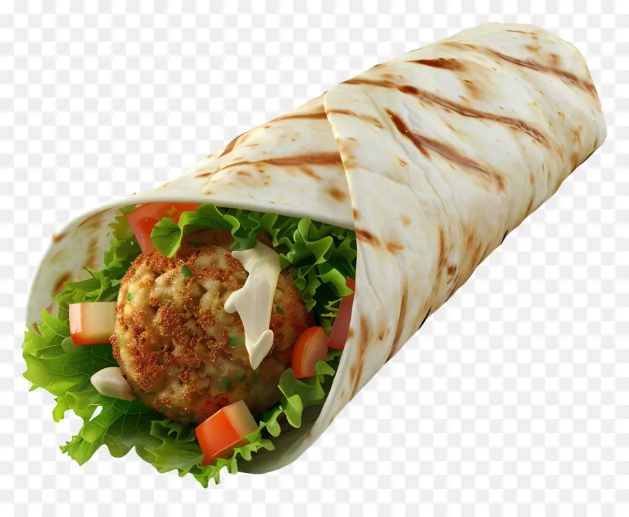 Roulé Aux Falafels，Envelopper PNG