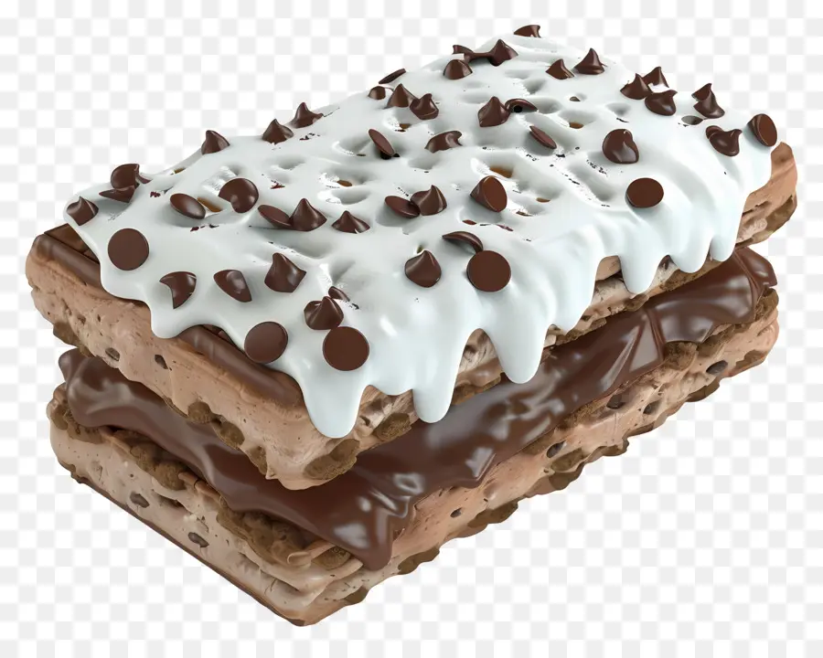 Sandwich à La Crème Glacée，Pâtisserie Au Chocolat PNG