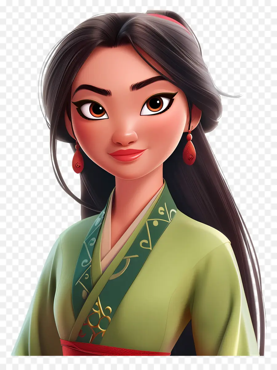 Princesse Mulan，Femme En Costume Traditionnel PNG