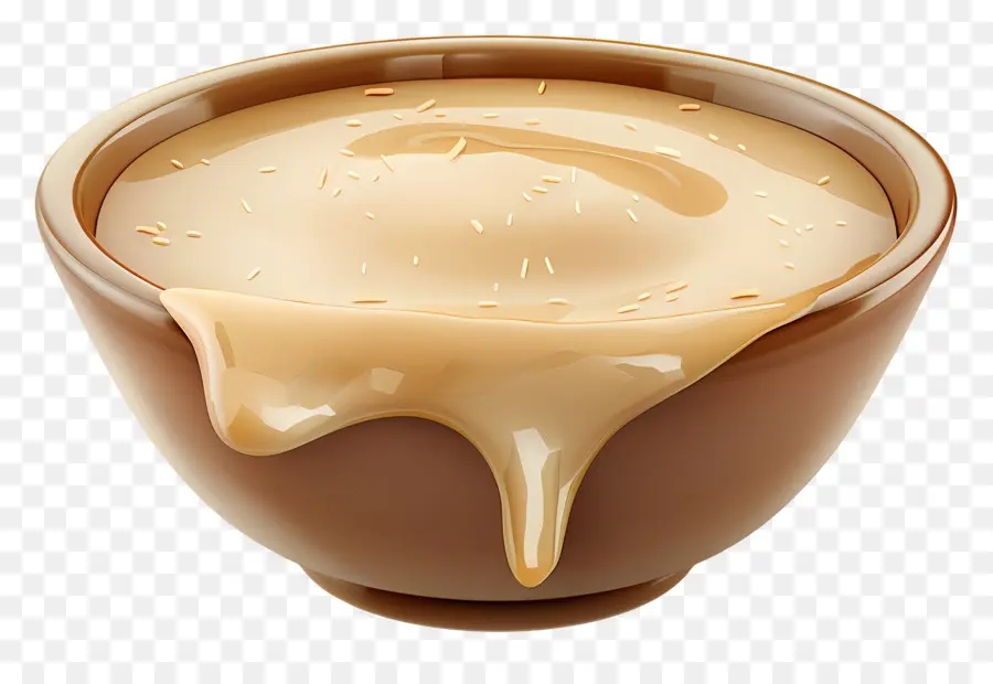 Lait Concentré，Bol De Sauce PNG