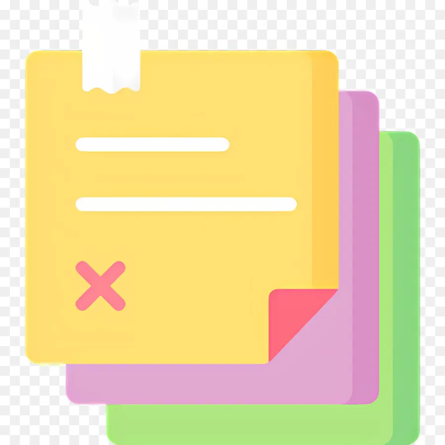 Notes Autocollantes，Papier PNG