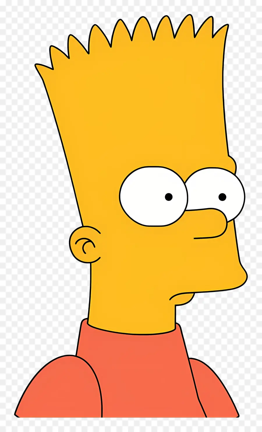 Bart Simpson，Peau Jaune PNG