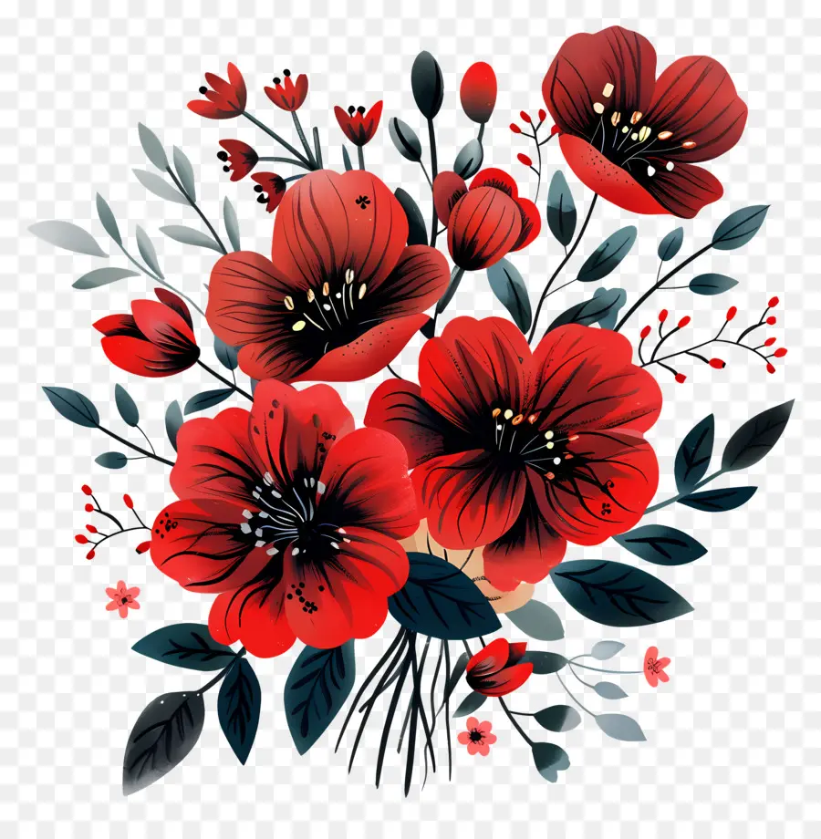 Bouquet De Fleurs，Fleurs PNG