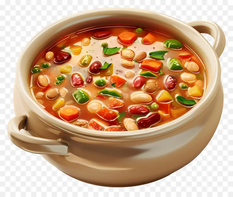 Soupe Minestrone，Soupe Aux Légumes PNG