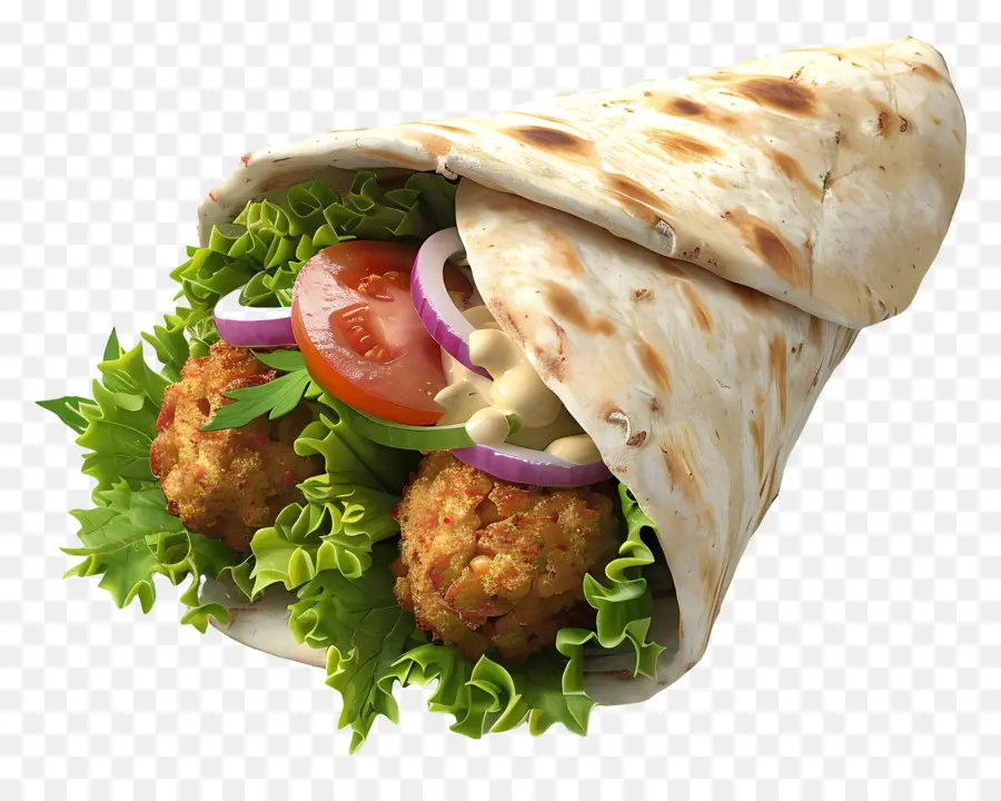 Roulé Aux Falafels，Envelopper PNG