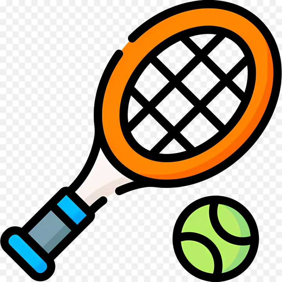 Raquette De Tennis，Balle De Tennis PNG