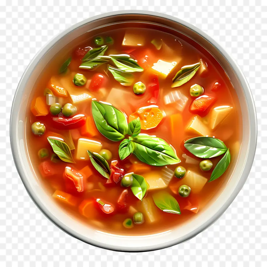 Soupe Minestrone，Soupe Aux Légumes PNG