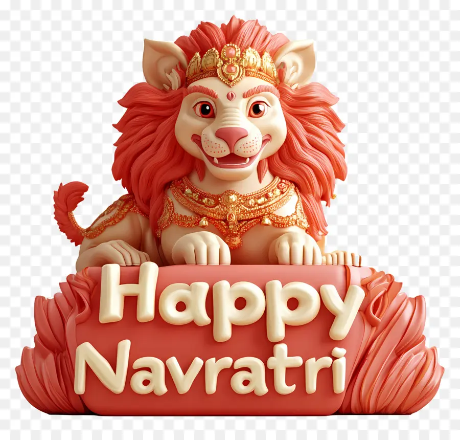 Joyeux Navratri，Lion Navratri PNG