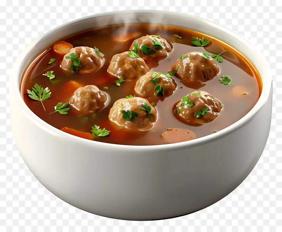 Soupe Aux Boulettes De Viande，Soupe PNG