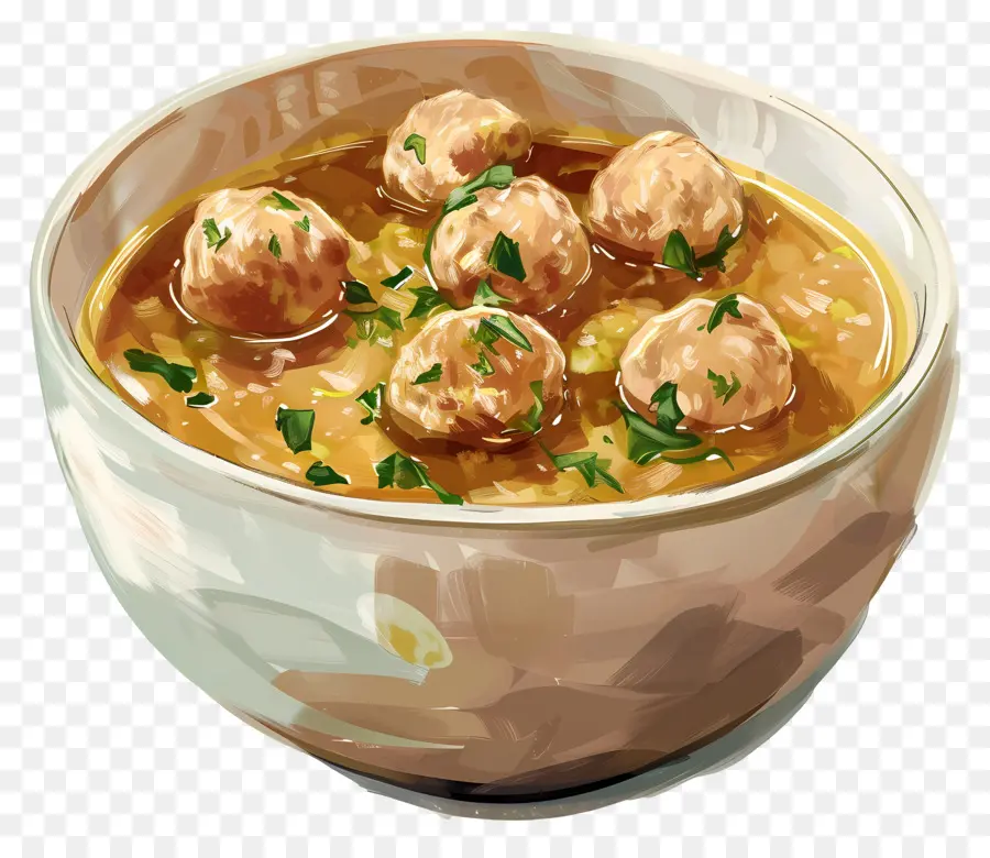 Soupe Aux Boulettes De Viande，Boulettes De Viande PNG