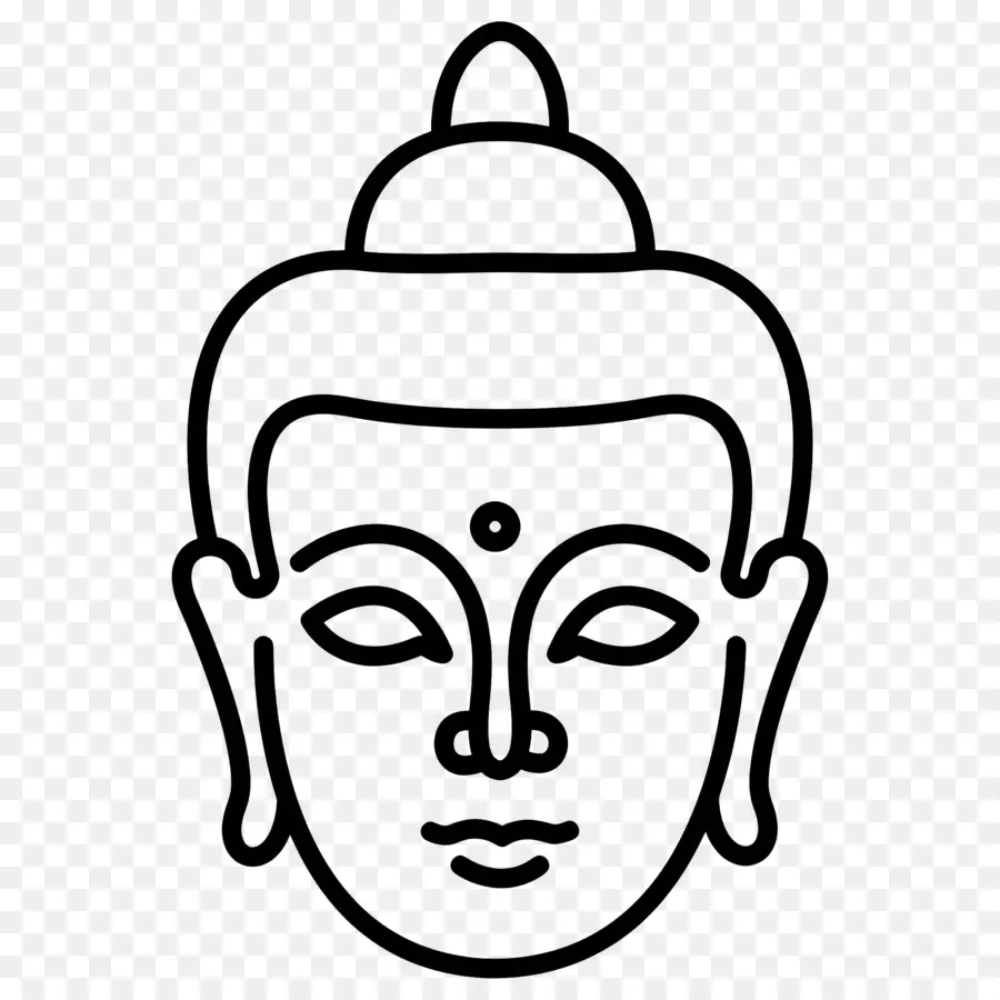 Bouddha，Visage De Bouddha PNG