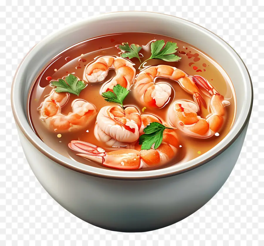 Soupe Aux Crevettes，Crevette PNG