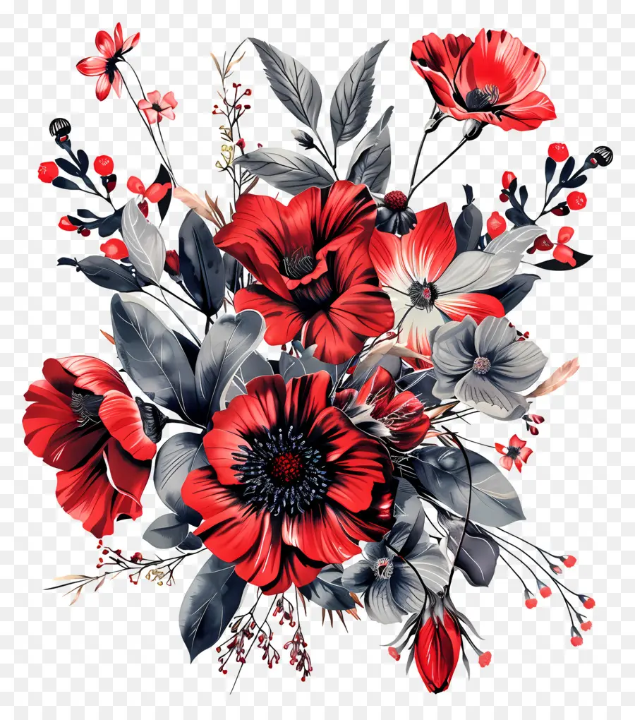 Bouquet De Fleurs，Fleurs PNG