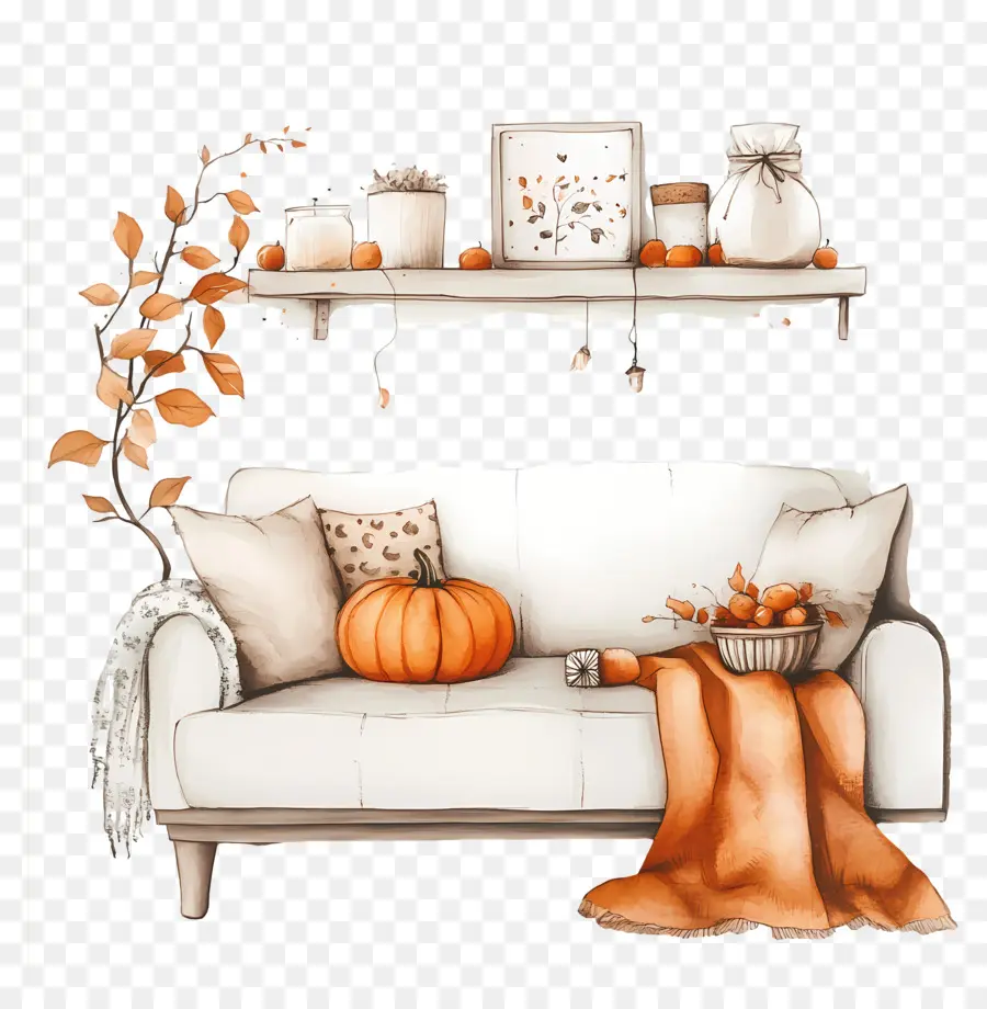 Automne Douillet，Décor D'automne PNG