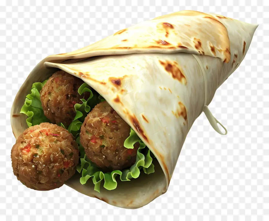 Roulé Aux Falafels，Envelopper PNG