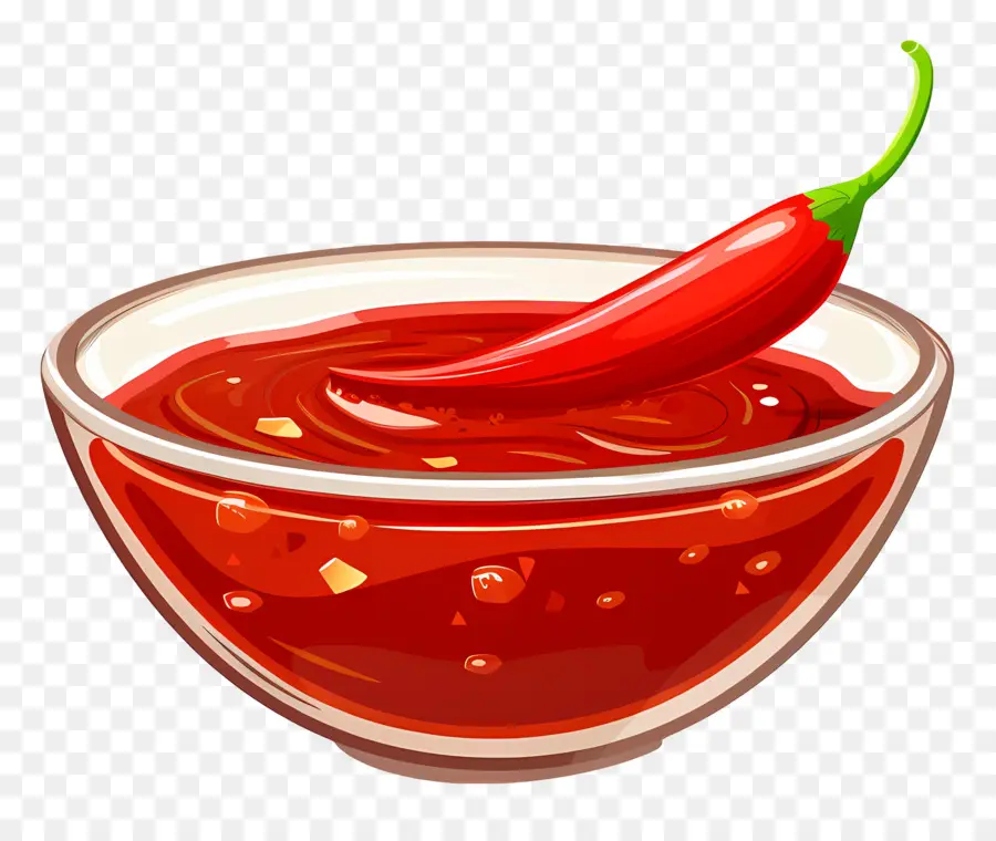 Sauce Chili，Salsa Rouge PNG