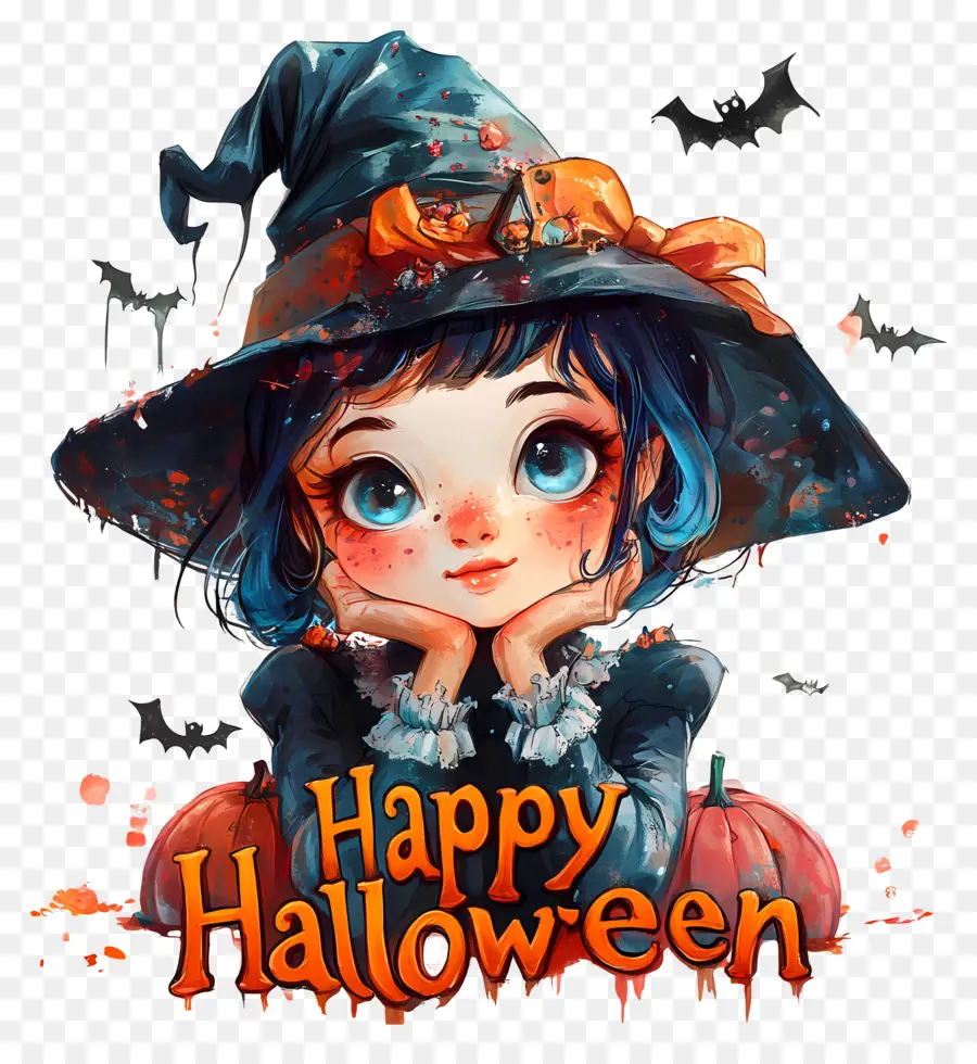 Joyeux Halloween，Fille D'halloween PNG