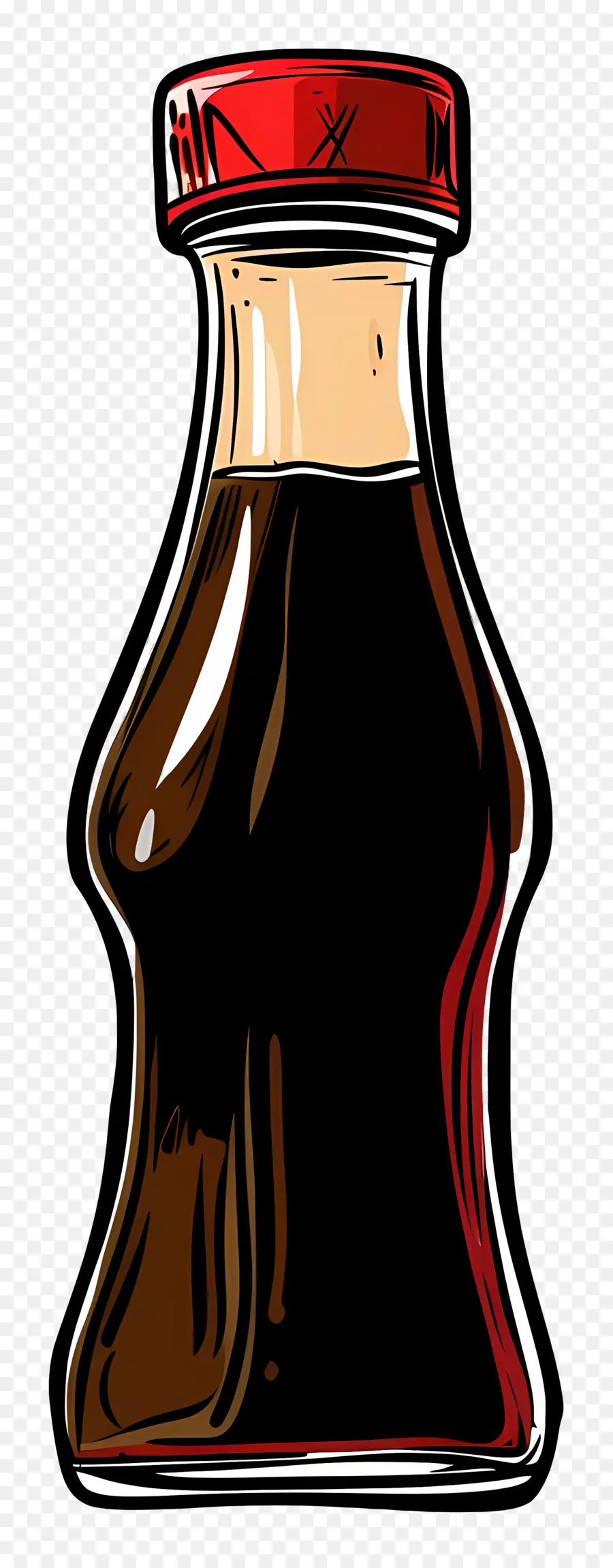 Sauce De Soja，Bouteille De Soda PNG