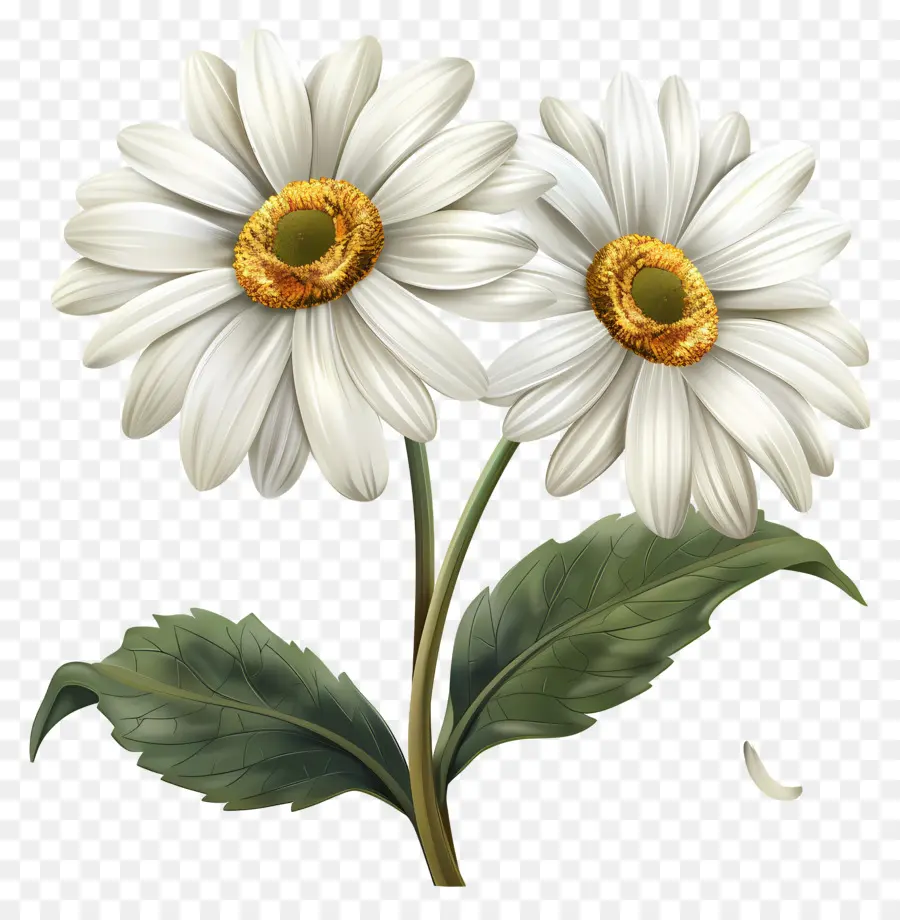 Fleurs De Marguerite Blanche，Fleurs Blanches PNG