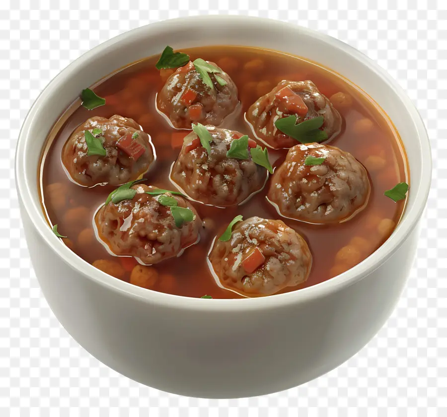 Soupe Aux Boulettes De Viande，Soupe PNG