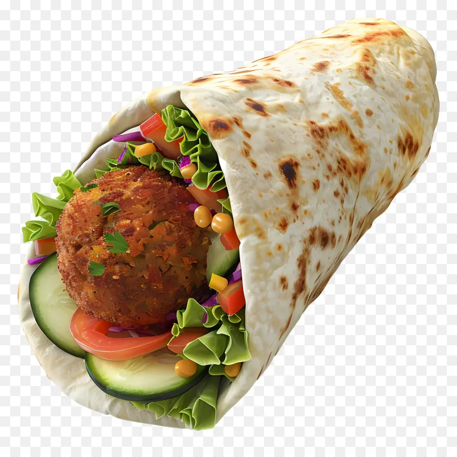 Roulé Aux Falafels，Envelopper PNG