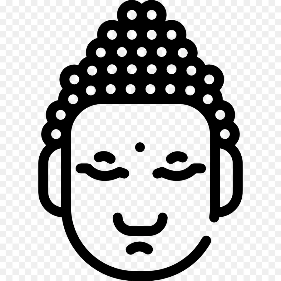 Bouddha，Visage De Bouddha PNG