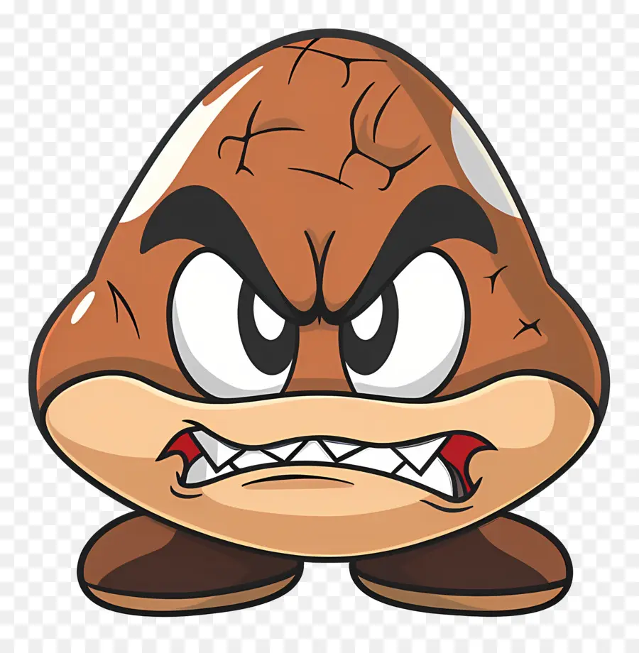 Goomba，Champignon En Colère PNG