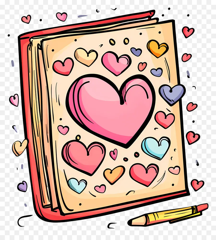 Carnet De Notes，Livre D'amour PNG