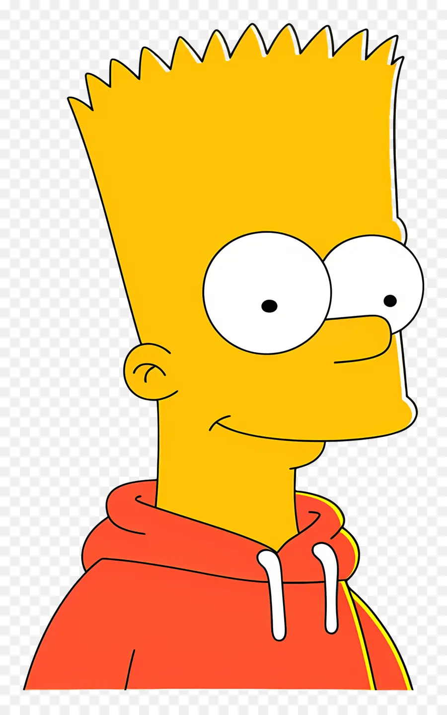 Bart Simpson，Garçon De Dessin Animé Aux Cheveux Hérissés PNG