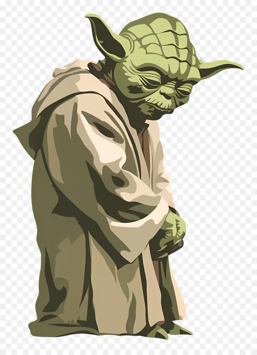 Yoda，Yoda Vert PNG