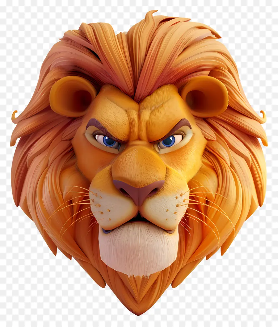 Visage De Lion，Lion PNG