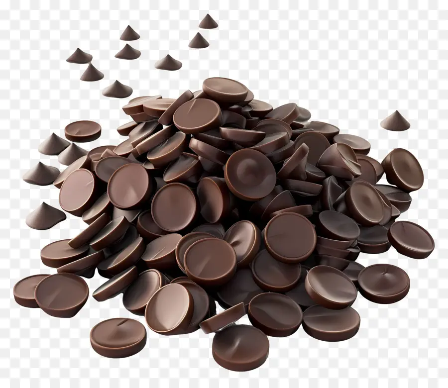 Pépites De Chocolat，Sombre PNG