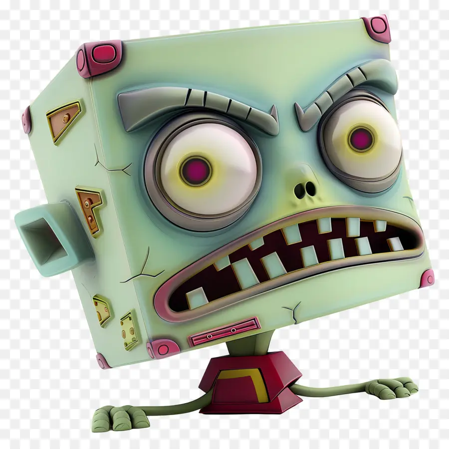 Envahisseur Zim，Monstre Cube En Colère PNG