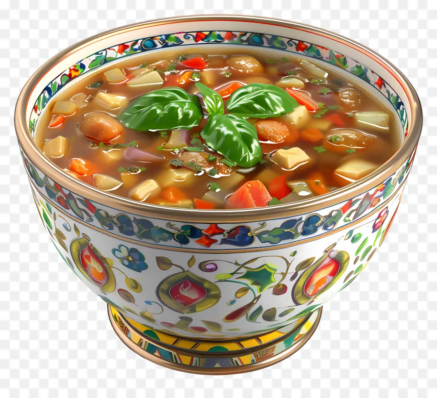 Soupe Minestrone，Soupe Décorative PNG