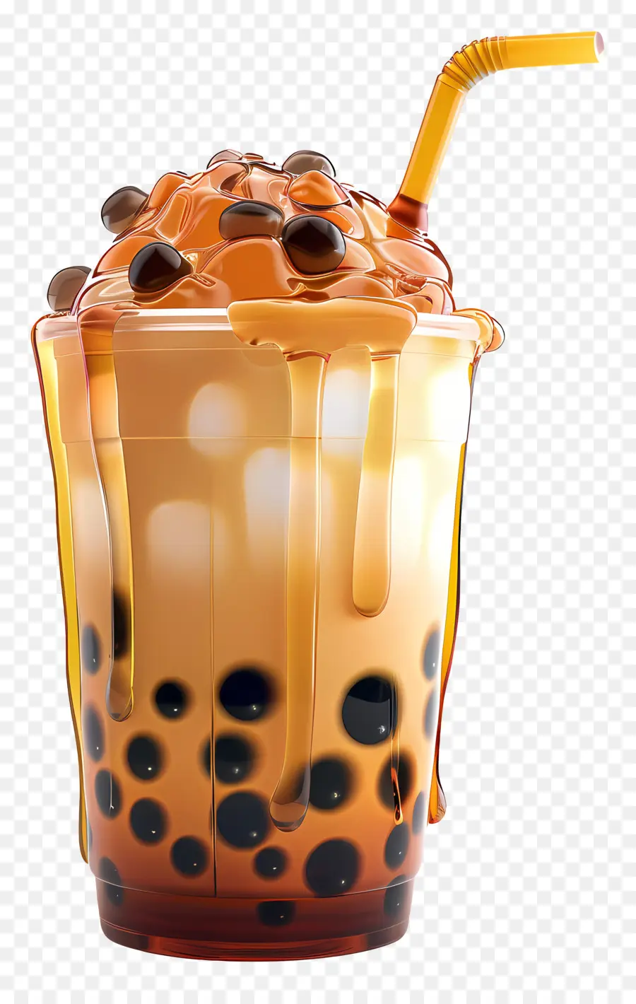 Boisson Boba，Thé Aux Bulles PNG