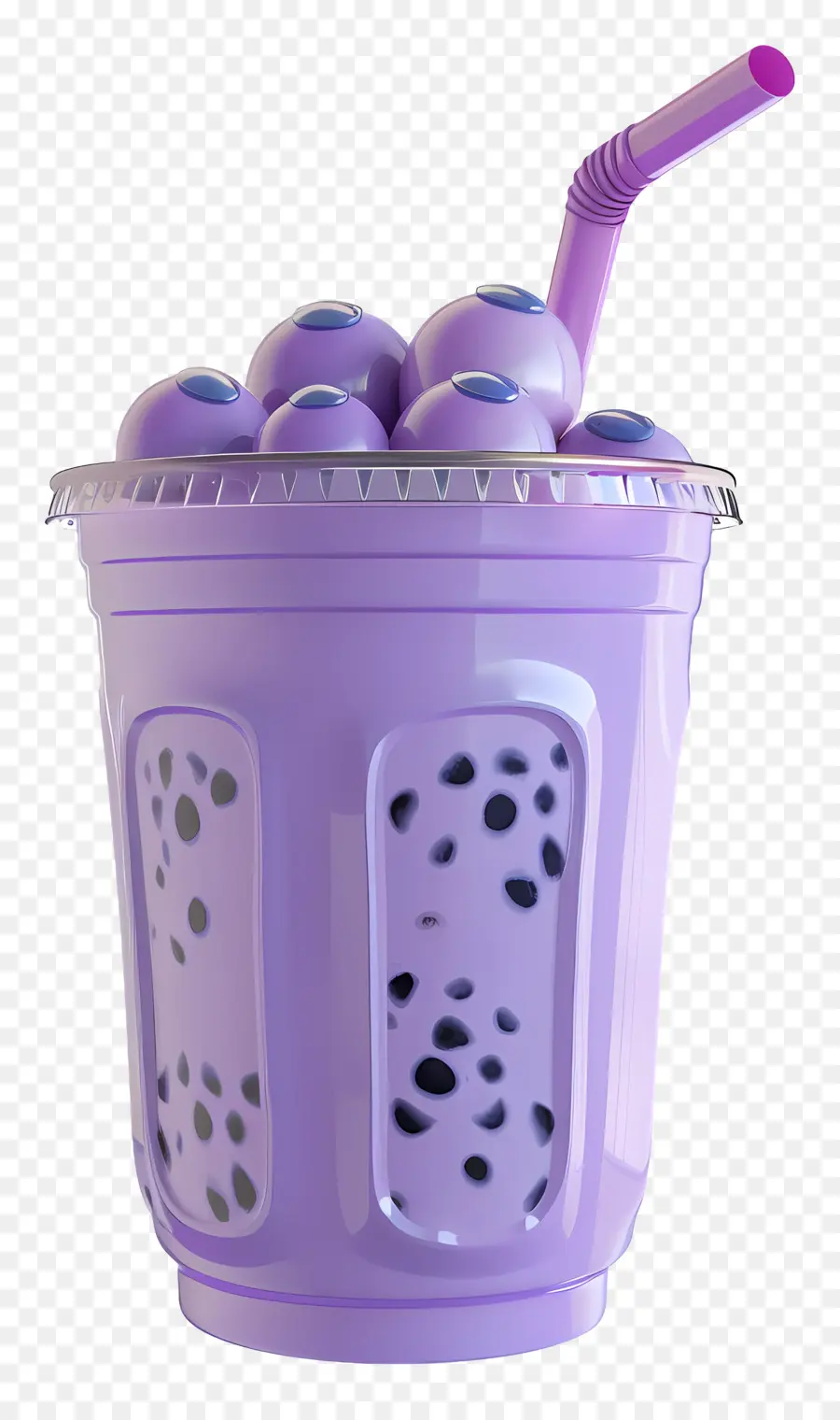 Thé Aux Bulles De Taro，Thé Aux Bulles Violet PNG