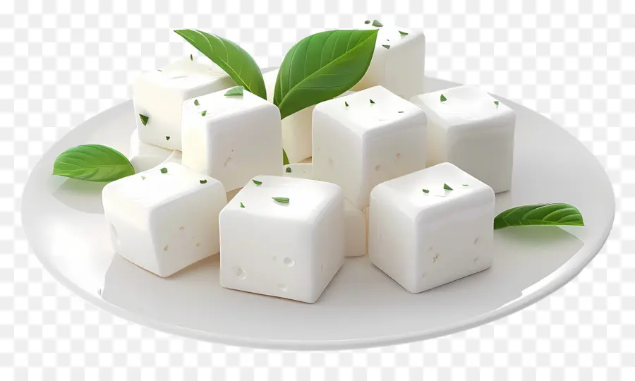 Fromage Fêta，Blocs De Tofu PNG