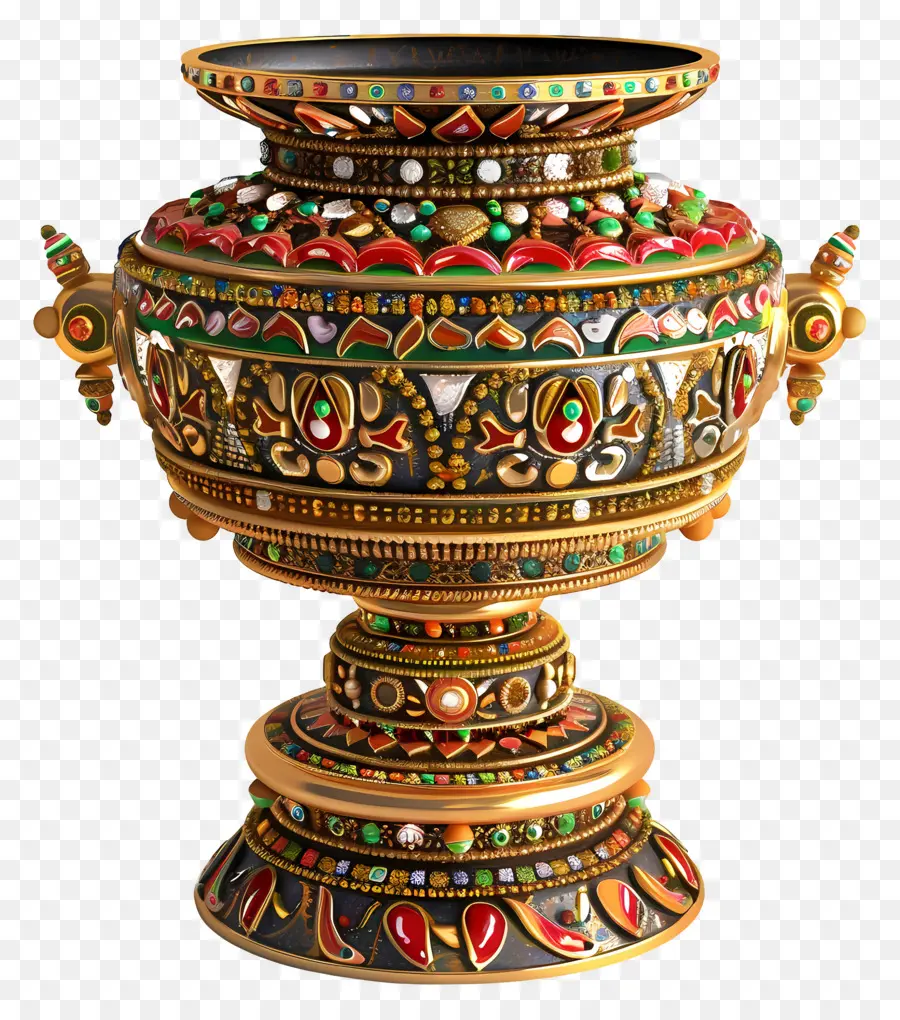 Puja Kalash，Vase Décoratif PNG